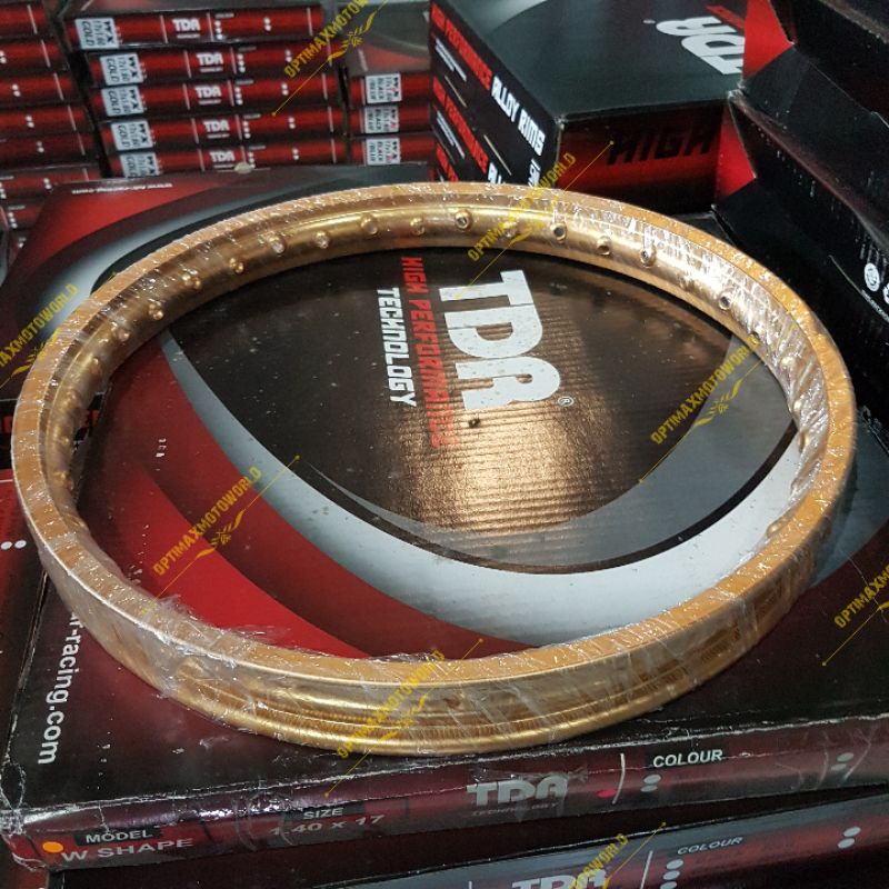 VELG TDR W Shape ( WS ) 140 17 , 160 17 , 185 17 , 215 ,250 ring 17 meattgold