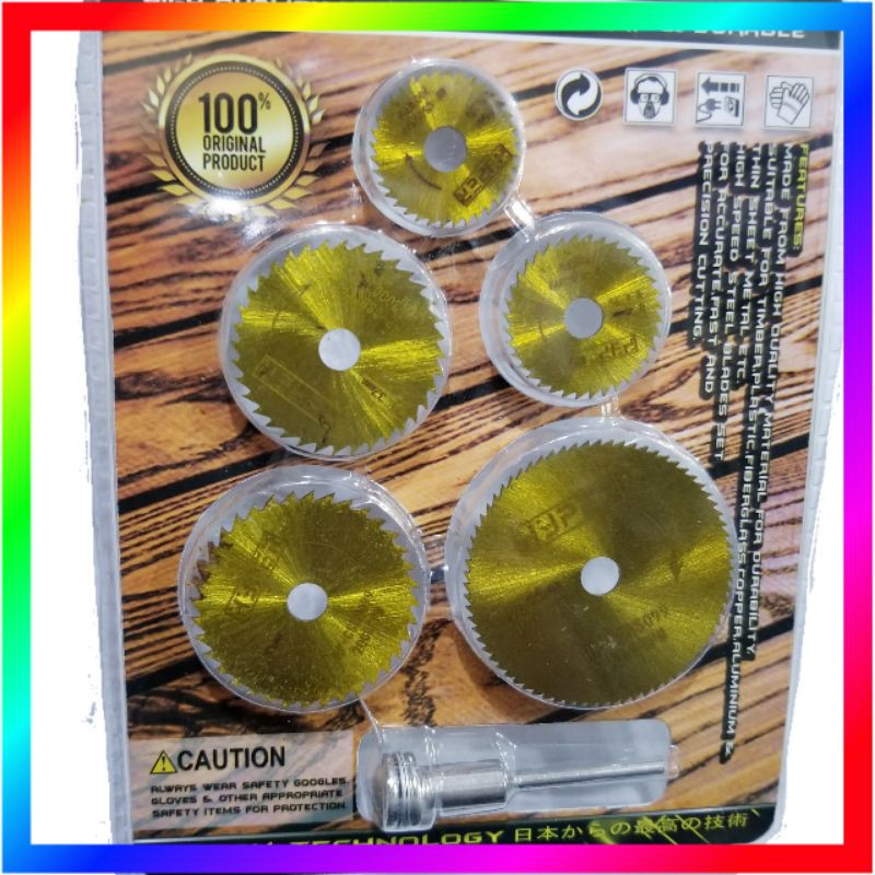 MINI CIRCULAR SAW SET HYPER MATA GERGAJI MINI GRINDER 6 PCS