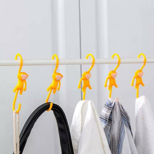 hanger lucu / hanger motif monkey / gantungan baju