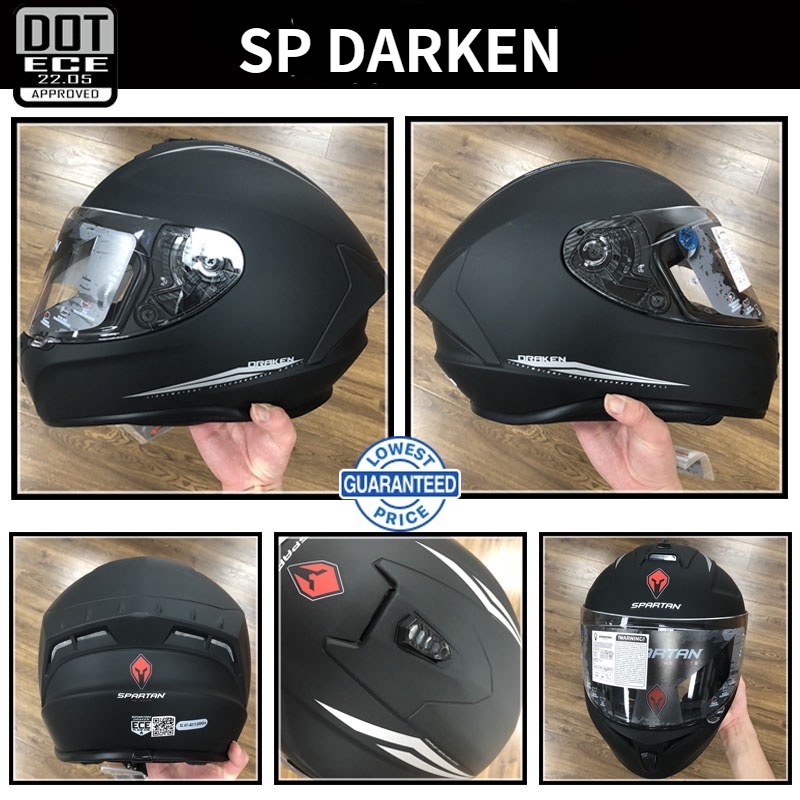 Spartan Helmet Full Face Helmet Motorcycle Full Face Motorcycle Helmet DOT ECE Safety Certificate