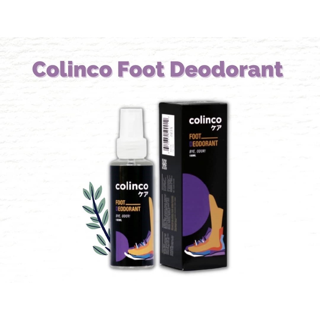 Foot Spray Deodorant Penghilang Bau Kaki Sepatu Sendal Pria Wanita / Anti Bau Kaki COLINDO COLOLITE