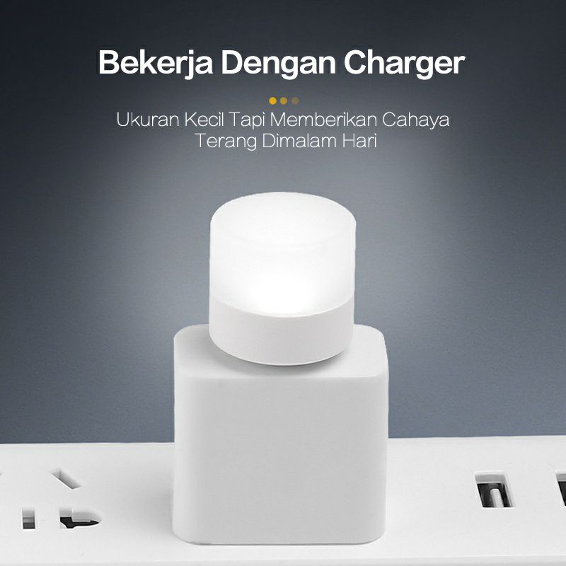 ~ PIYOSHI08 ~ Lampu LED USB Mini Night Light Lampu Baca Tidur Travel Portable Kecil PR106