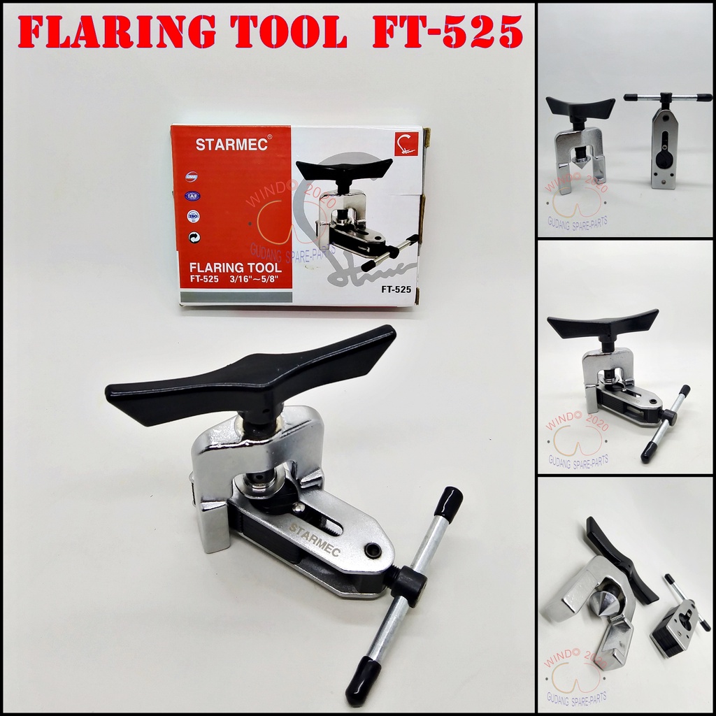 FLARING TOOL CT-525 | FLARING PIPA AC UNIVERSAL |  PEMBESAR PIPA AC | PLARING UNIVERSAL CT 525