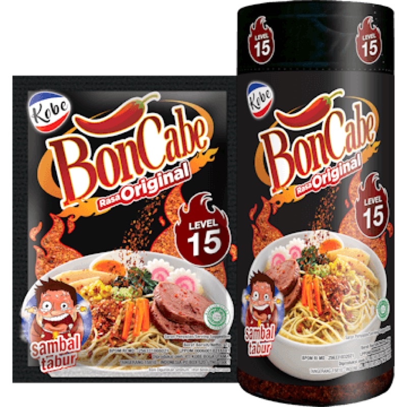 

KOBE BonCabe level 15 rasa original (sachet)