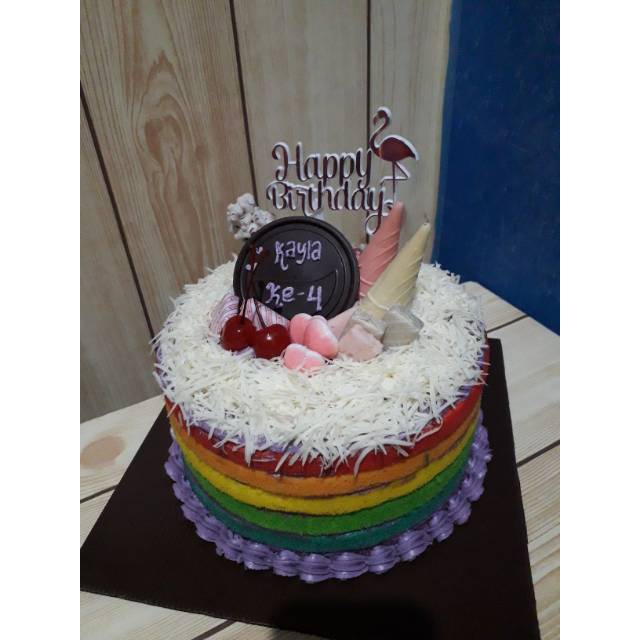 

Rainbow cake #cakeultah