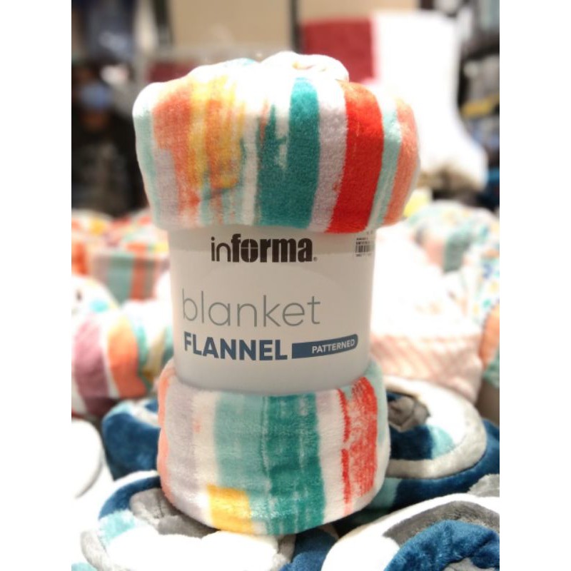 INFORMA Selimut Flanel/Selimut Hangat/Selimut Hotel/Selimut Lembut-Type M - ABSTRAK