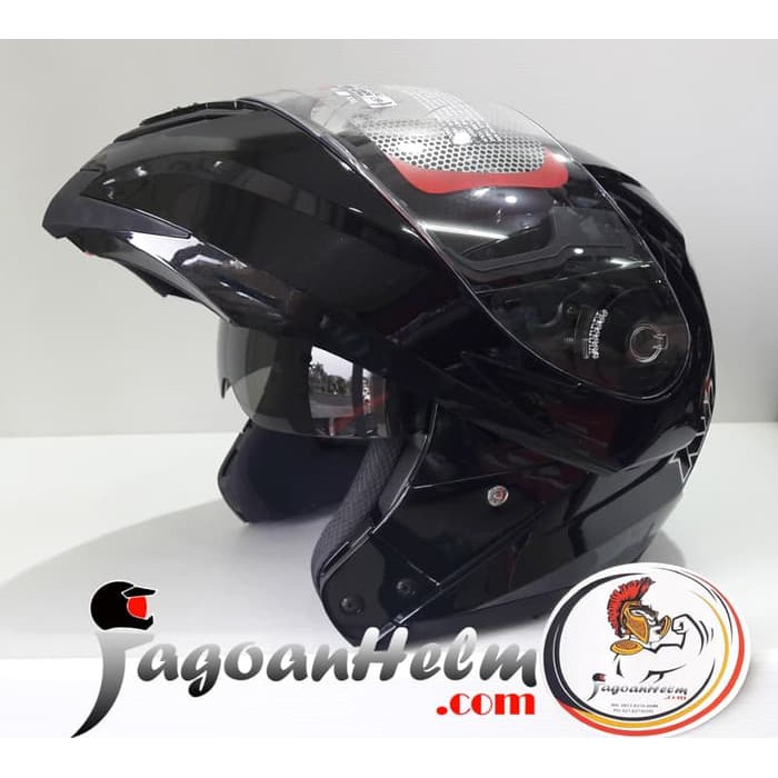 KYT Helm RRX Modular Flip Up SOLID
