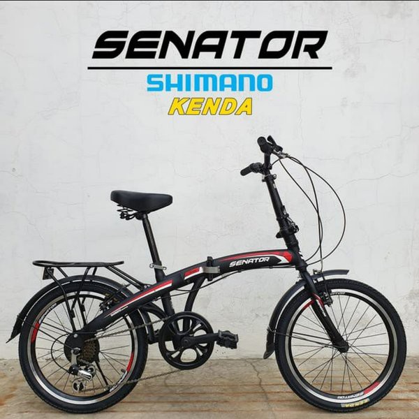 Bermutu  SEPEDA LIPAT SENATOR SEPEDA ANAK DAN DEWASA SEPEDA ANAK SHIMANO 7 SPEED SEPEDA LIPAT