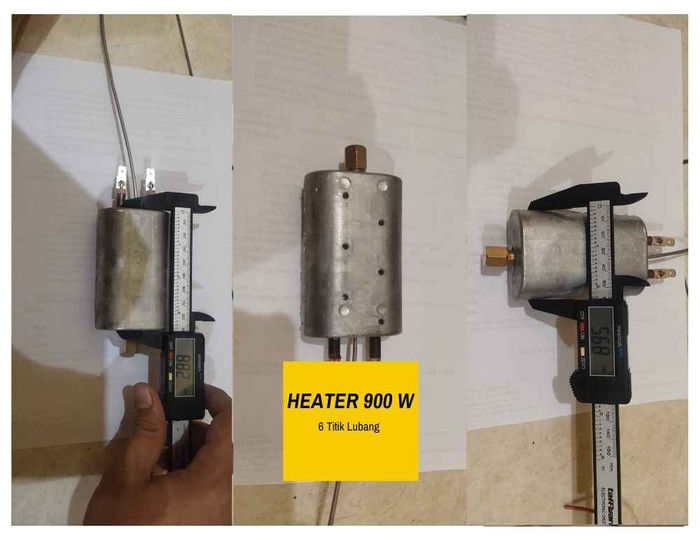 Heater 900 watt mesin fogging smoke