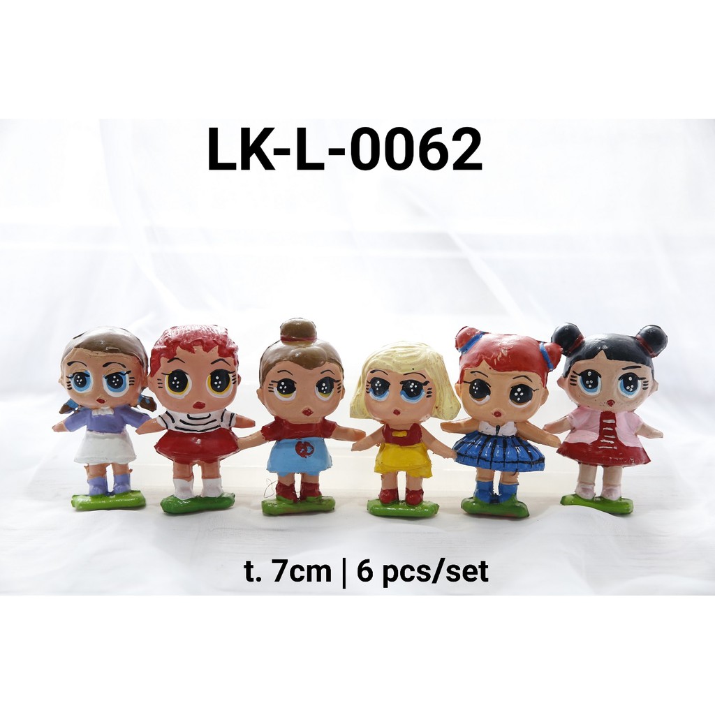 LK-L-0062 Topper cake hiasan kue tart lokal LOL yamama baking