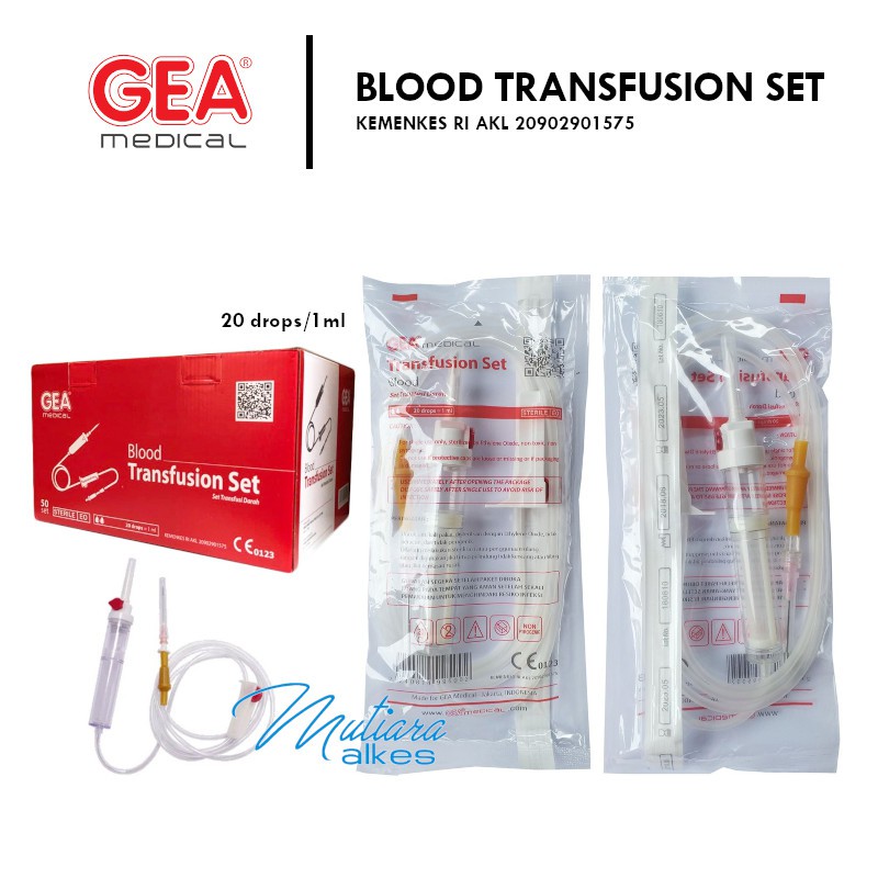 ECERAN - Blood Transfusion Set GEA - Blood Set - Set Transfusi Darah