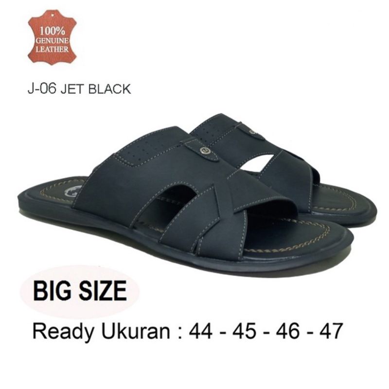 sandal kulit big size sandal formil/santai