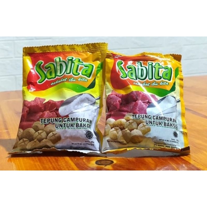 

Tepung Bakso SABITA - Tepung premiks untuk bakso Sabita 35 gr