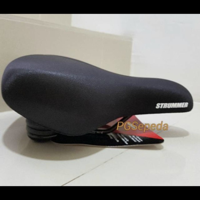 Sadel sepeda tech Gel 6104 STRUMMER ukuran jumbo nyaman