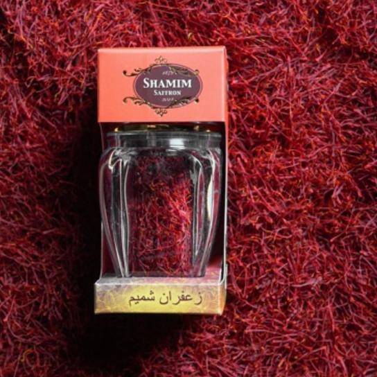 

GBK125 Shamim saffron ASLI IRAN SUPER NEGIN murah isi 1gram 明