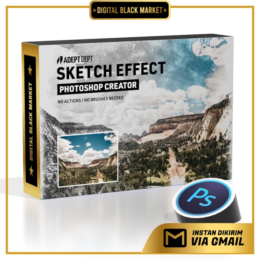 Photoshop Sketch Effect Creator