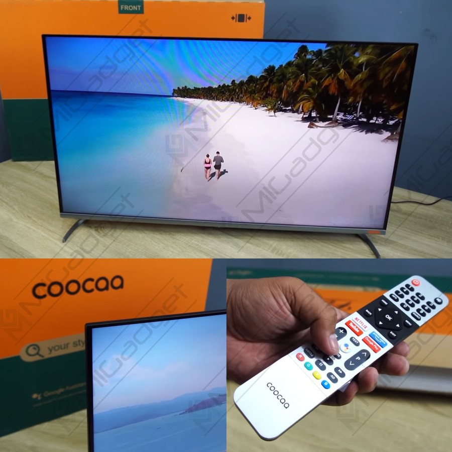 COOCAA LED TV 40 inch SMART TV ANDROID Pie 9.0 40S6G Full HD WiFi