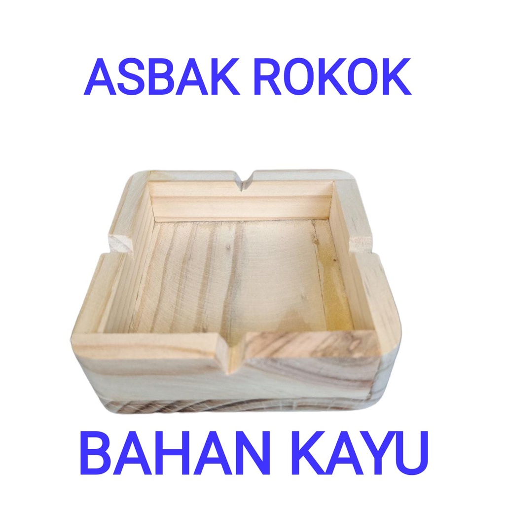 ASBAK ROKOK BAHAN KAYU