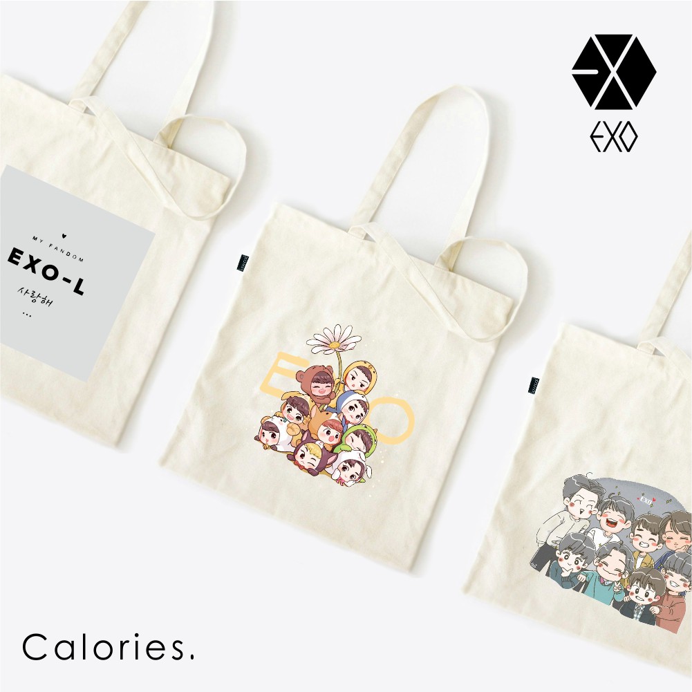 totebag Kpop Exo Baekhyun Exo L kai #TOEX