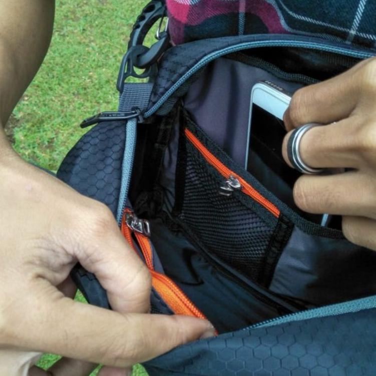 Terbaru.. Tas Slempang Slingbag Tracking outdoor Bahan Tas Keril Pria Wanita