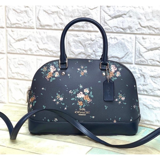 Coach Mini Sierra Rose Bouquet Midnight Multi