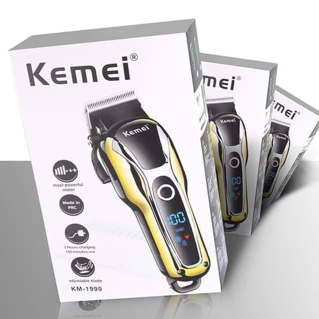 Alat Mesin Cukur Rambut Turbo Original Kemei KM-1990 / KM 1990 /KM1990
