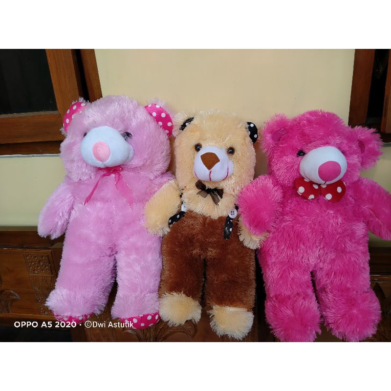 BONEKA BERUANG LUCU WARNA LENGKAP SIZE L / BONEKA TEDDY BEAR LUCU TERMURAH TERLARIS