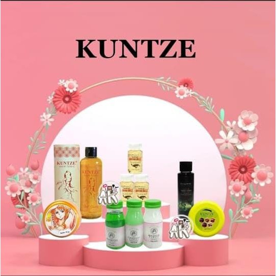 KUNTZE SERIES (CREAM ALIS, CREAM KETIAK, HAIR TONIC RED GINSENG, MINYAK BULUS, KEMIRI, SHAMPOO 3IN1)