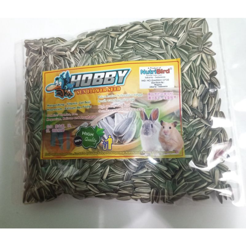 SUN FLOWER SEED/KWACI (PAKAN KELINCI &amp; HAMSTER)