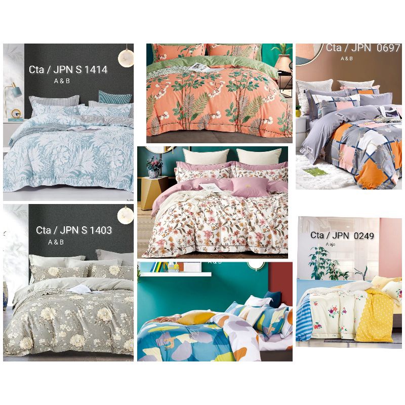 SPREI KATUN JEPANG RUMBAI/REMPEL (ANTI GESER) CUSTOM SIZE HOMEMADW