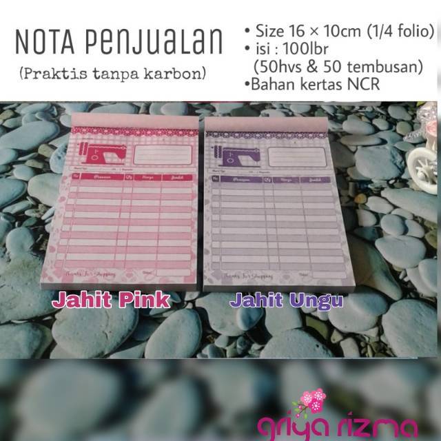 

Nota Penjualan Motif Jahit