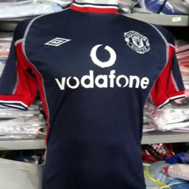 Retro JerseyManchester United Away 2000 vodafone