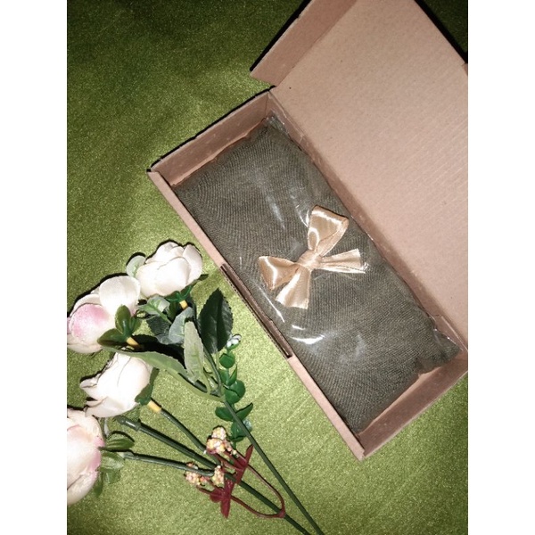 hampers bella square, jilbab bella square army