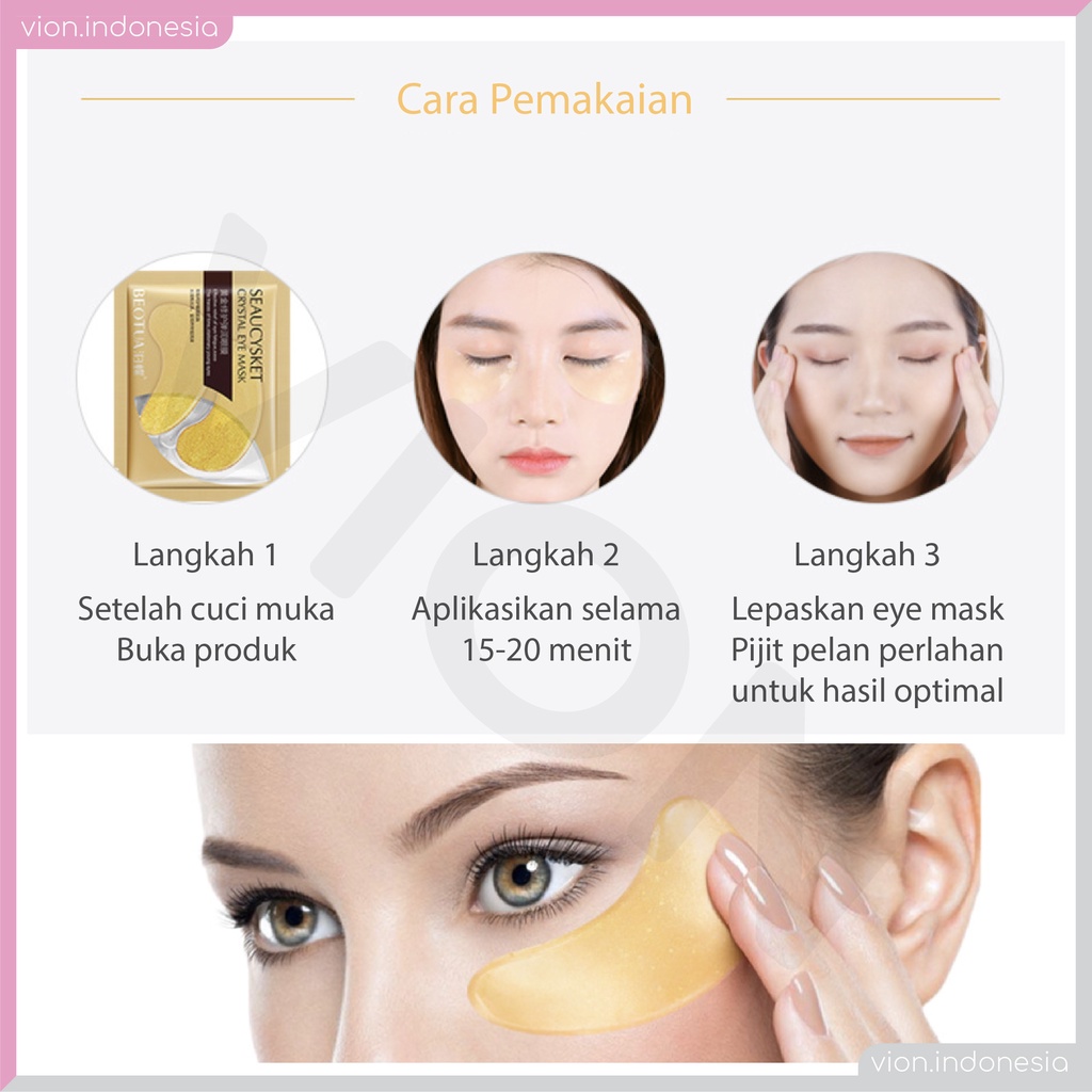 BEOTUA Eyemask Eye Mask Masker Mata Skincare Wajah Original BE002