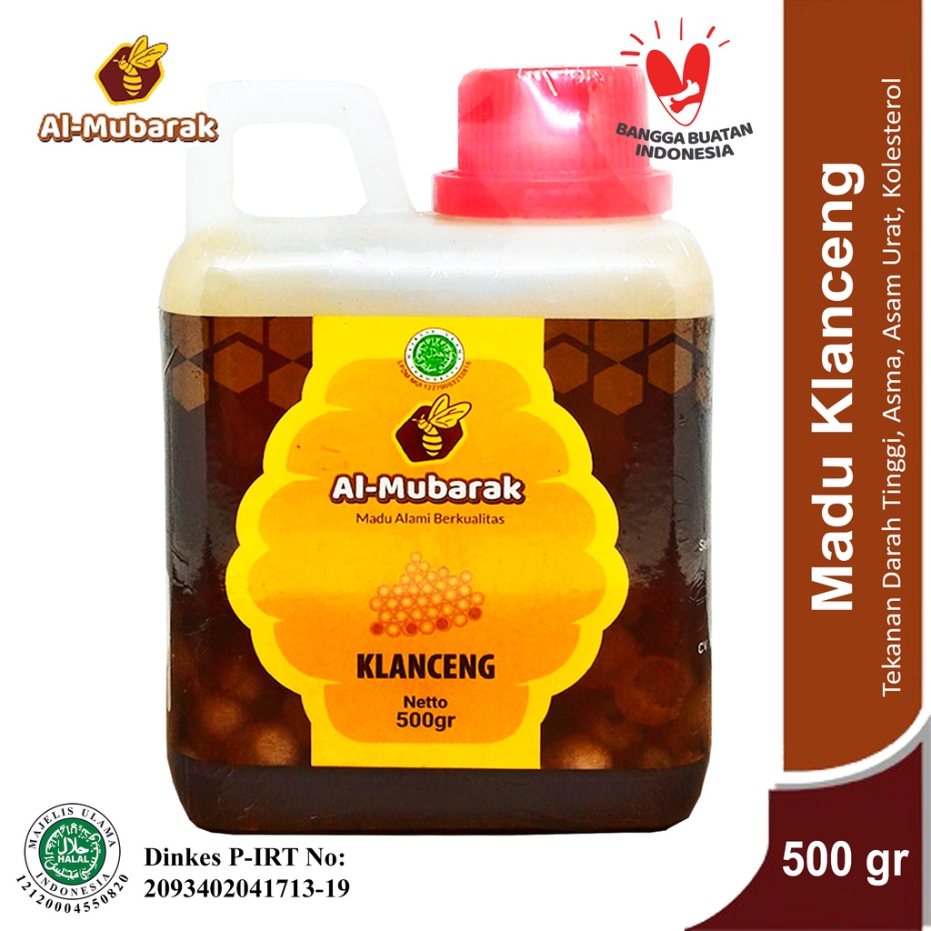 

MADU KLANCENG AL-MUBARAK 500GR Madu Murni 100% Madu Asli Lanceng Trigona