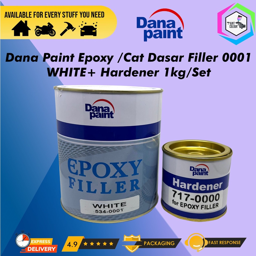Dana Paint Epoxy / Cat Dasar Filler 0001 WHITE 1kg