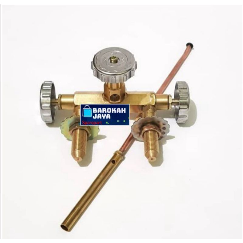 Mesin Tekanan Tinggi DOUBLE Manual Kompor Gas / Joss-Kran Gas Valve