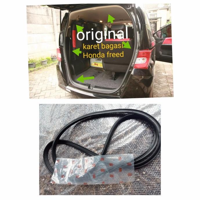 karet pintu bagasi mobil honda freed original