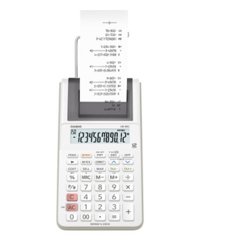 

ORIGINAL CASIO HR-8RC - HITAM - KALKULATOR CETAK/KASIR - 12 DIGIT