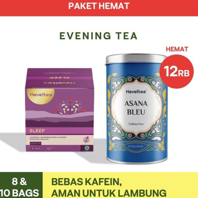 

Jual Evening Tea Bundling | Asana Blue Big Tin + Sleep Big Box - Standard Teh