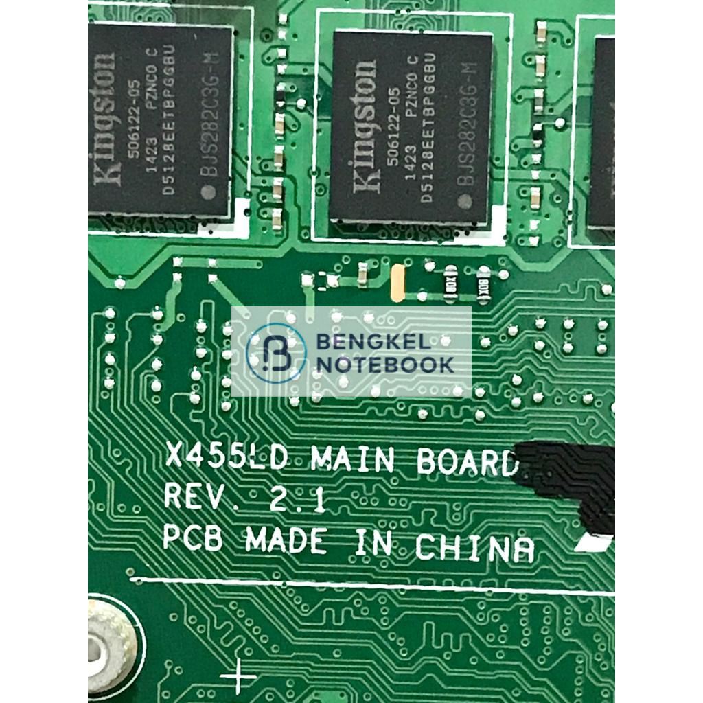 Motherboard Asus A455L X455L X455LD REV 2.1 Core i7 Nvidia VGA DDR3 4Gb