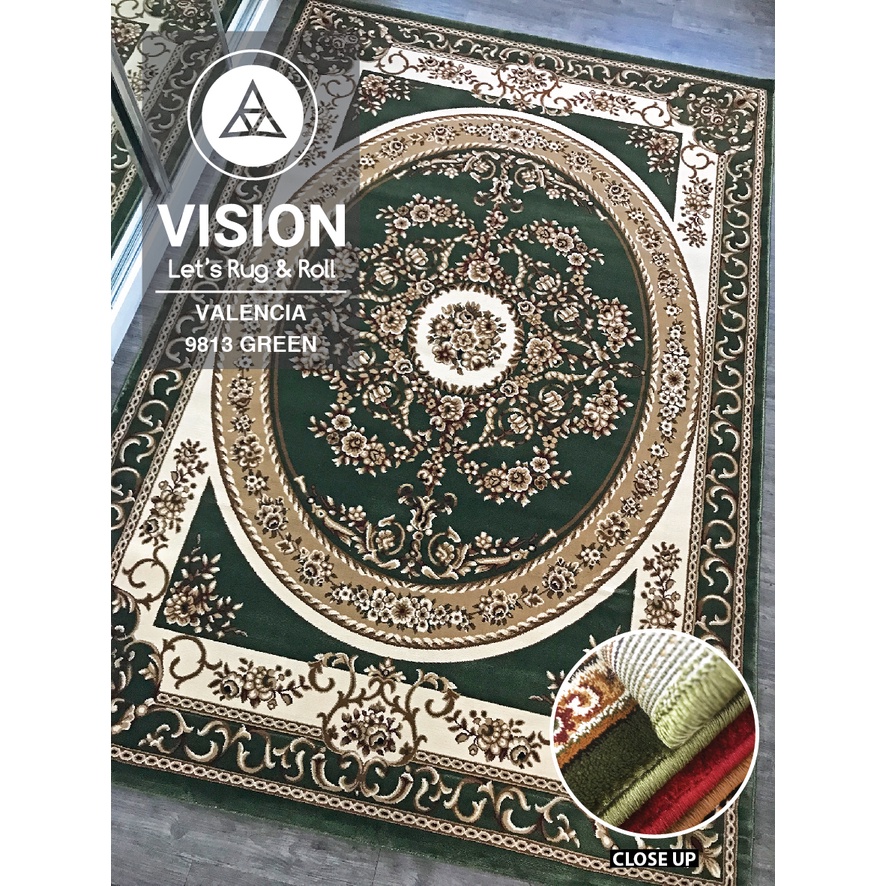 Karpet Valencia 210 x 310 cm 9813 Green