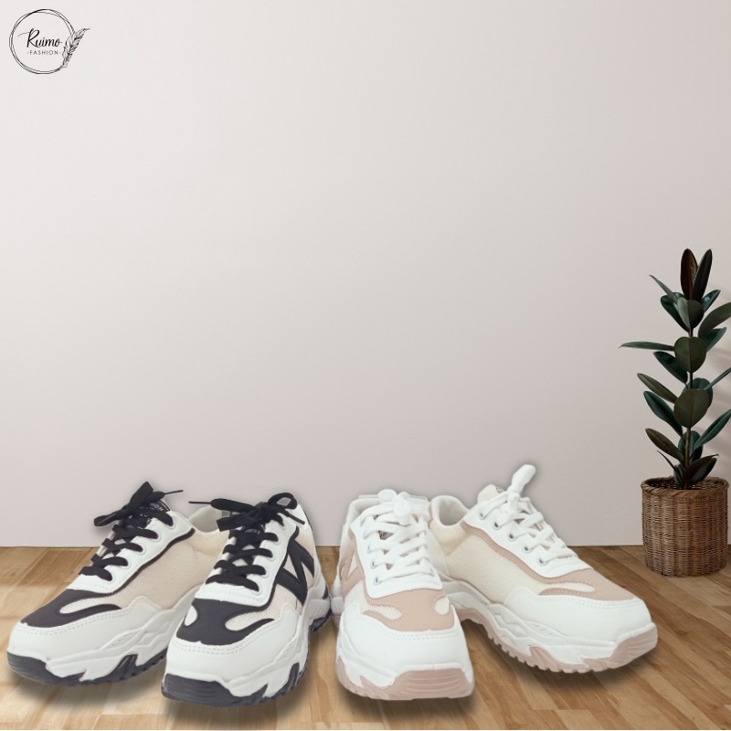 {FREE BOX} Sepatu Sneakers Wanita Sepatu Korean Fashionable - 2205