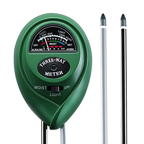 Mediatech Soil meter 3 in 1 Soil Moisture Tester (pH, Moisture, Light) Pengukur pH Meter Tanah