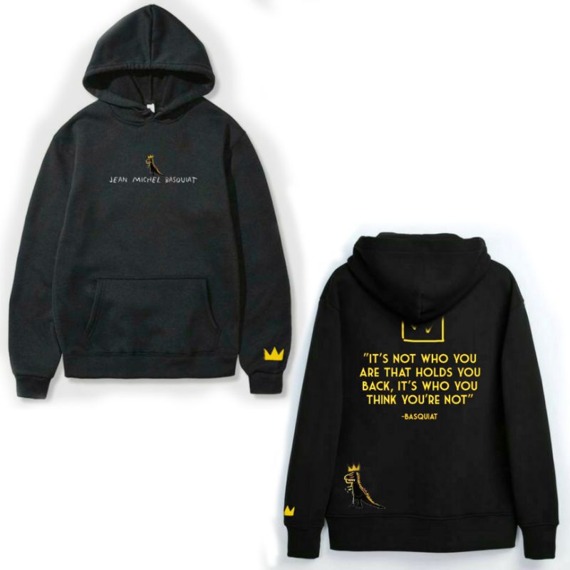 HOODIE/SWEATER JMB jean michel Basquiat depan belakang