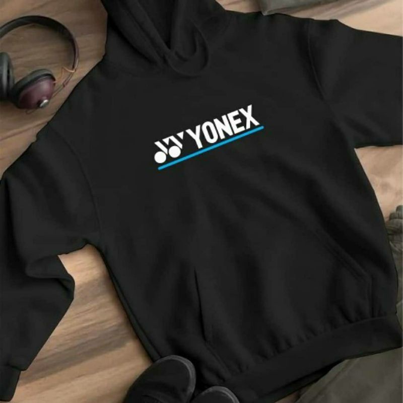 jaket hodie badminton yonex motif