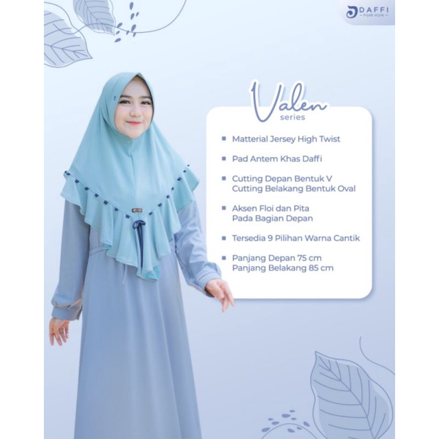 Jilbab Instant Bergo Valen Daffi Hijab