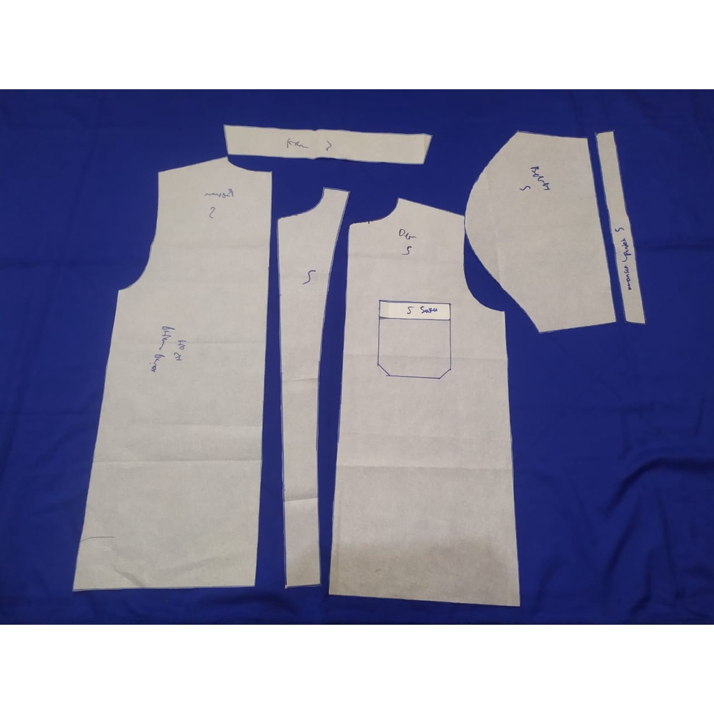 Pola Instan Piyama Pria Lengan Pendek