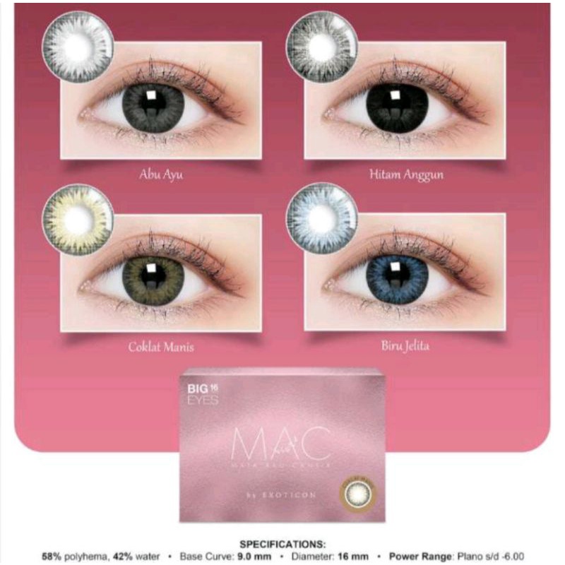 soflens mac big eye series
