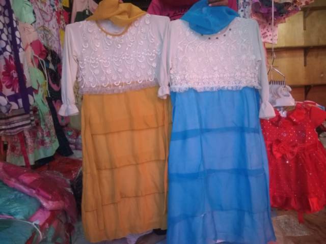 Gamis impor anak SD